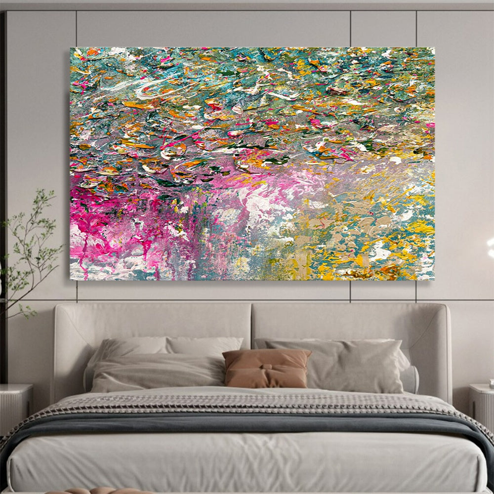 Massive Customizable Handmade Abstract Wall Art for Historical Mansion Event Spaces DLZ3304