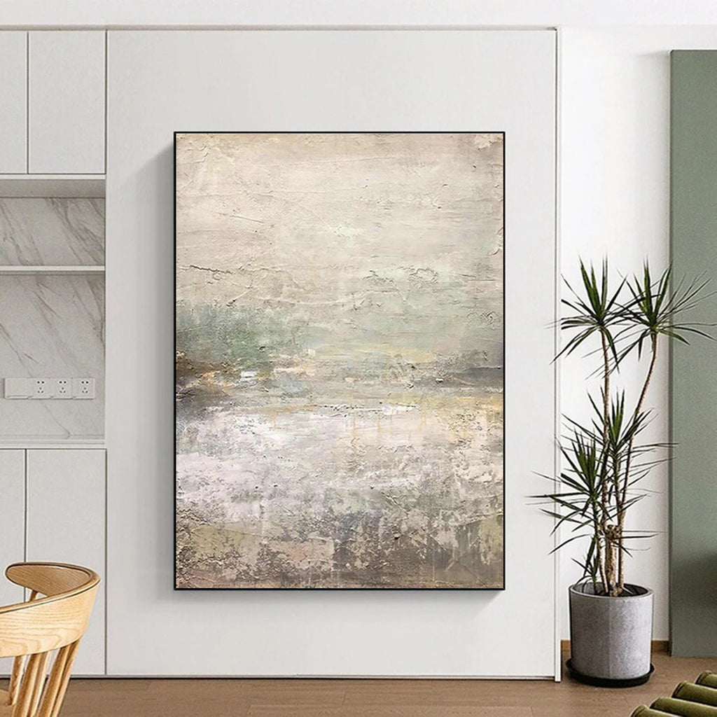 Grand Custom Hand-Painted Abstract Artwork - Inspiring Atmosphere for Entrepreneurship Incubators  DLZ0202