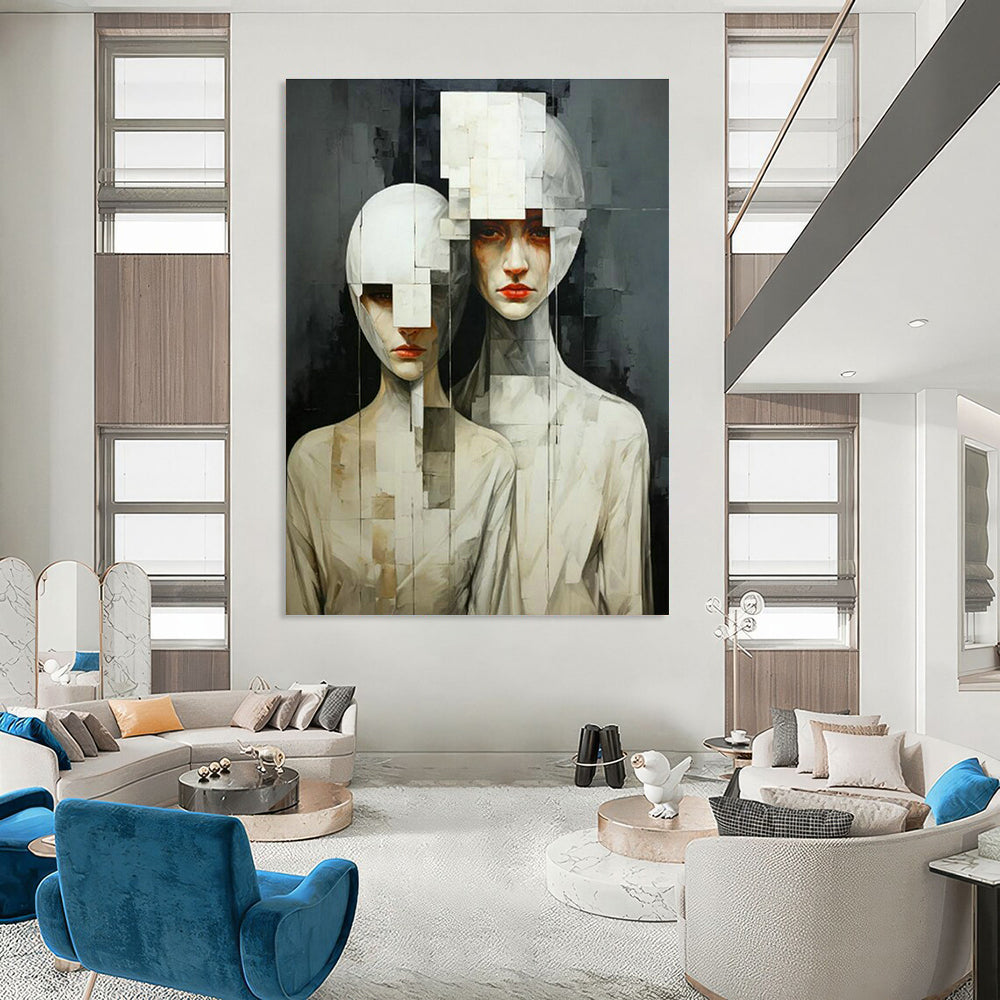 Titanic Custom Hand-Painted Abstract Painting - Medieval Splendor for Castle Banquet Halls  DLZ0330