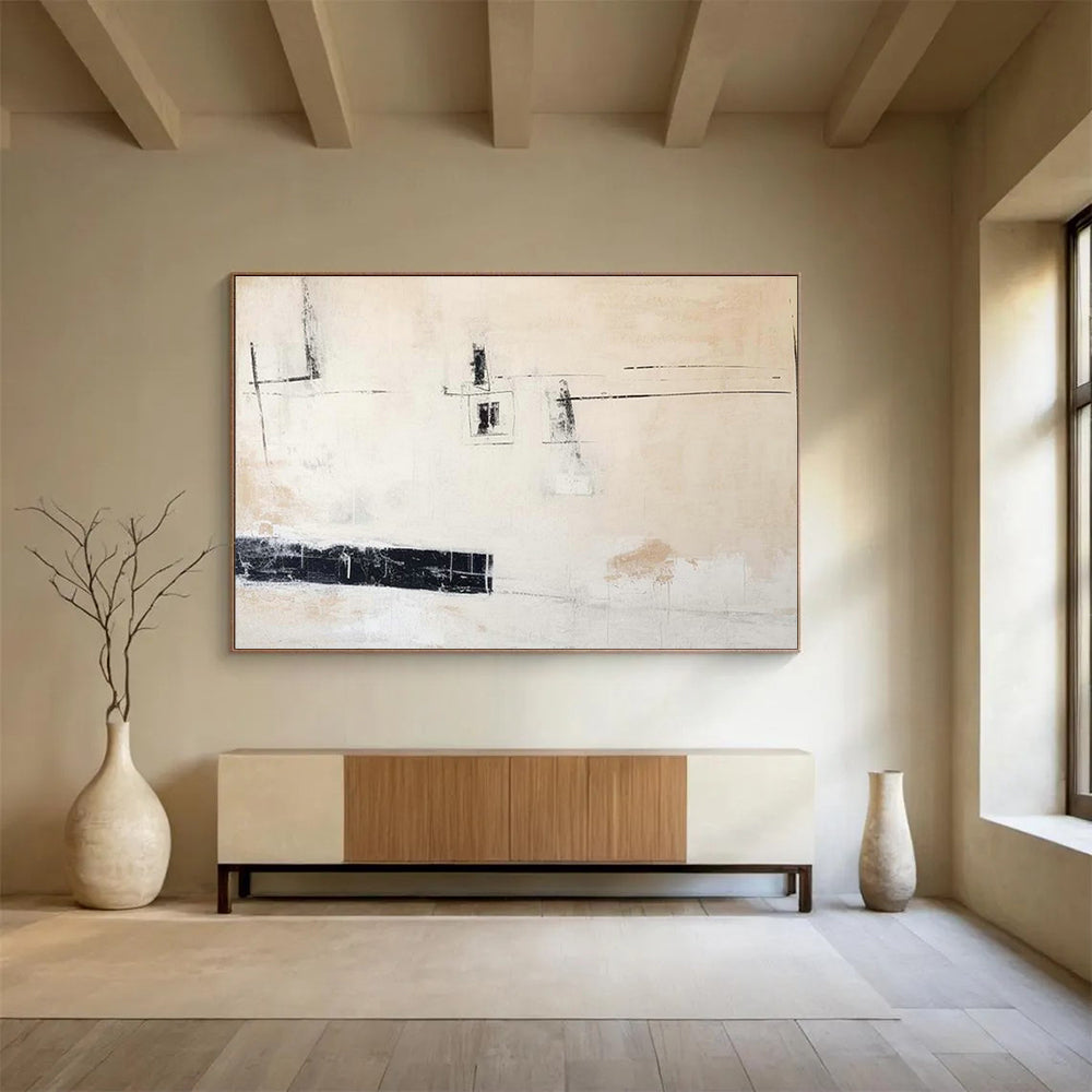 Tailored Gallery-Grade Large Abstract Hand Painting