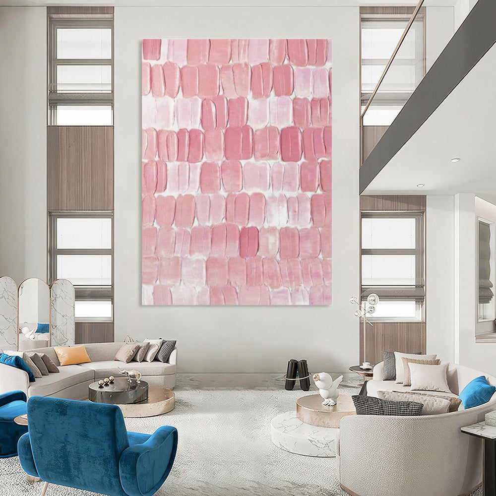 Grand Custom Hand-Painted Abstract Canvas - Artistic Modernity for Contemporary Art Biennales  DLZ0274