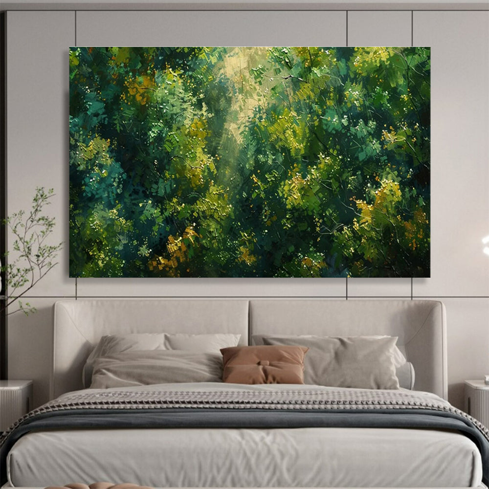 Customized Large-Scale Abstract Hand Painting for Urban Pollinator Insect Habitat Microclimate Research Center DLZ3195
