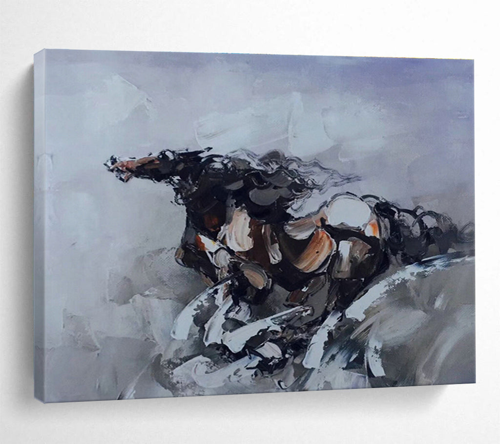 Large-Size Custom Abstract Hand Painting for Classroom DLZ2690