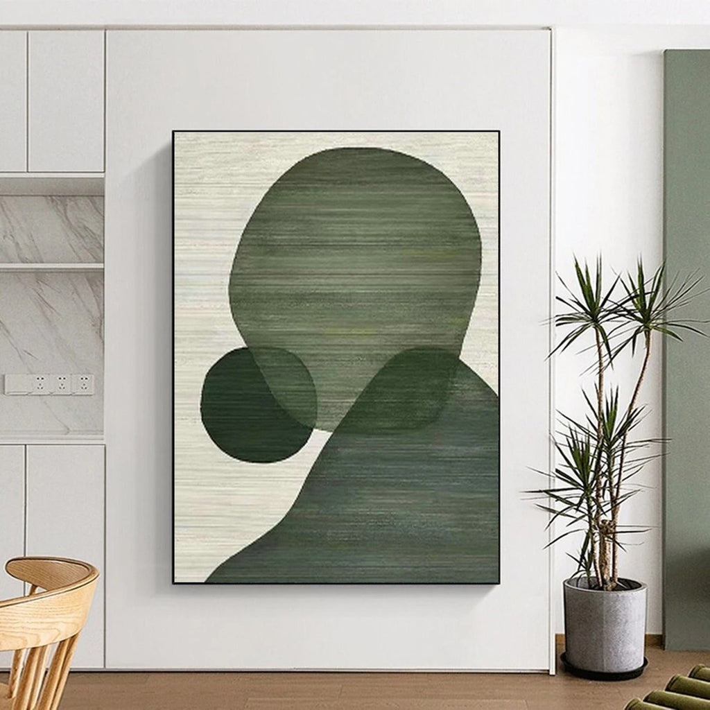 Gigantic Custom Hand-Painted Abstract Art - Historical Elegance for Presidential Libraries  DLZ0257