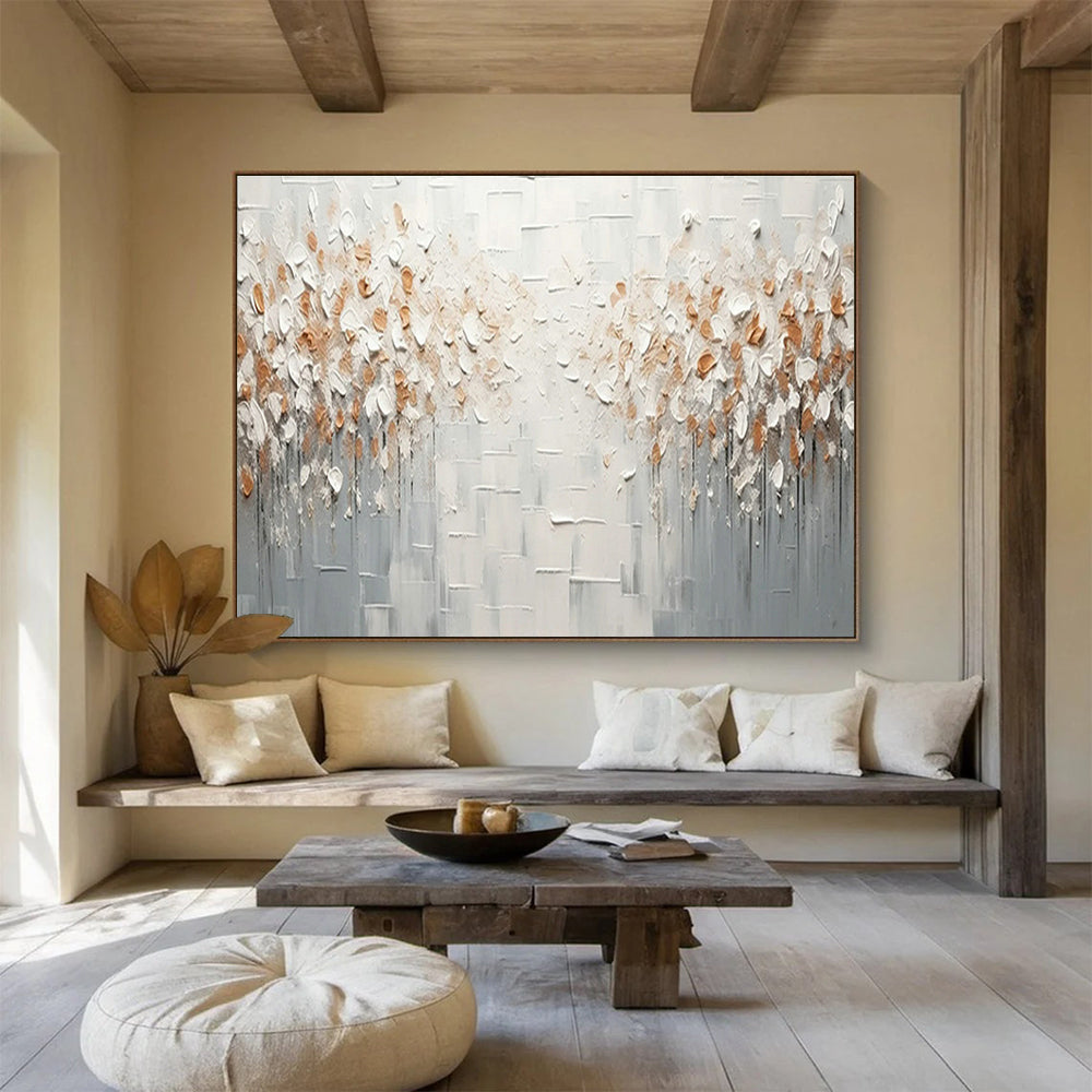 Touchable Relief Custom Hand-Painted Abstract Art—Interactive Decor for Nurseries