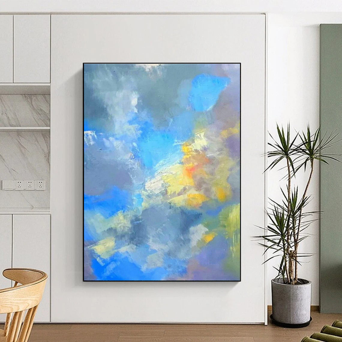Striking Custom Hand-Painted Abstract Painting - Eerie Realms for Haunted House Attractions  DLZ0336