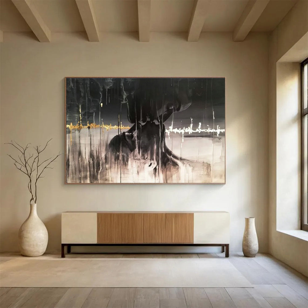 Massive Custom Handmade Abstract Wall Art for Exhibition Halls DLZ3284