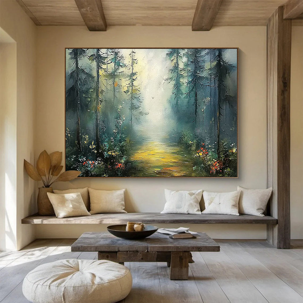 Big Customizable Handmade Abstract Wall Art for Commercial Galleries DLZ3255
