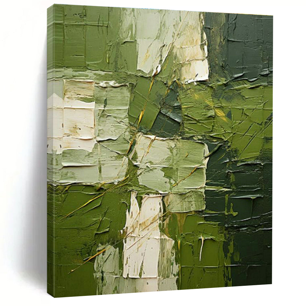 Sprawling Custom Hand-Painted Abstract Canvas - Vintage Nostalgia for Retro Arcade Game Rooms  DLZ0283