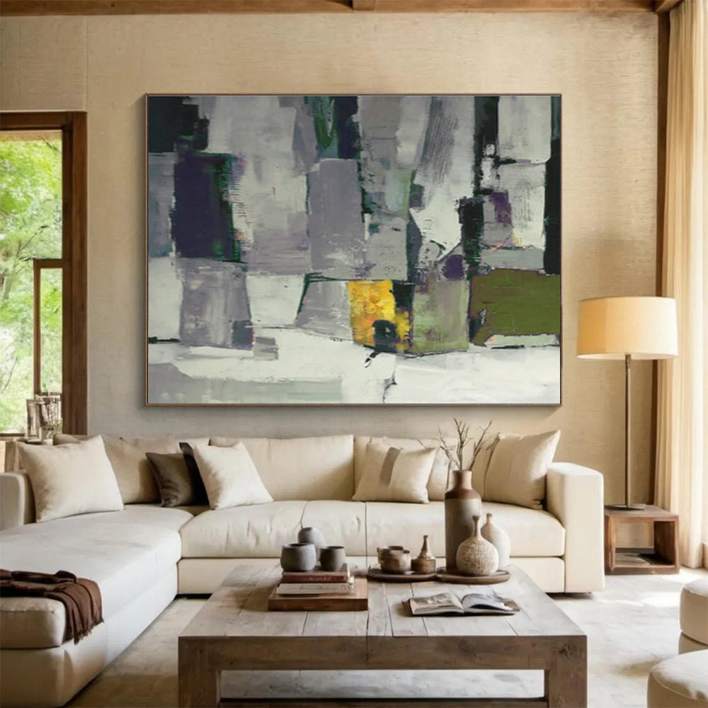 Large-Size Custom Abstract Hand Painting for Chocolate Factory DLZ2749