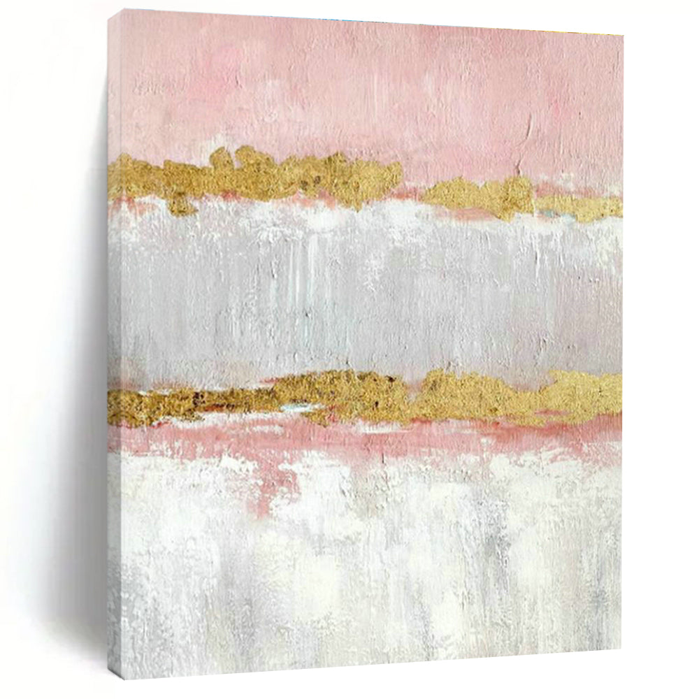 Large Custom Hand-Painted Abstract Canvas - Artistic Balance for Tai Chi and Qigong Studios  DLZ0318