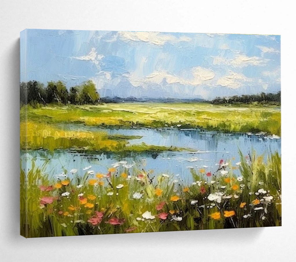 Tailored High-Speed Hyperloop Passenger Terminal Giant Abstract Hand Painting DLZ2655