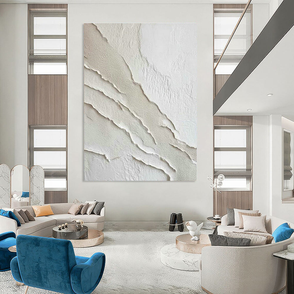 Immense Large Custom Hand-Painted Abstract Artwork - Artistic Inspiration for Glassblowing Studios  DLZ0266