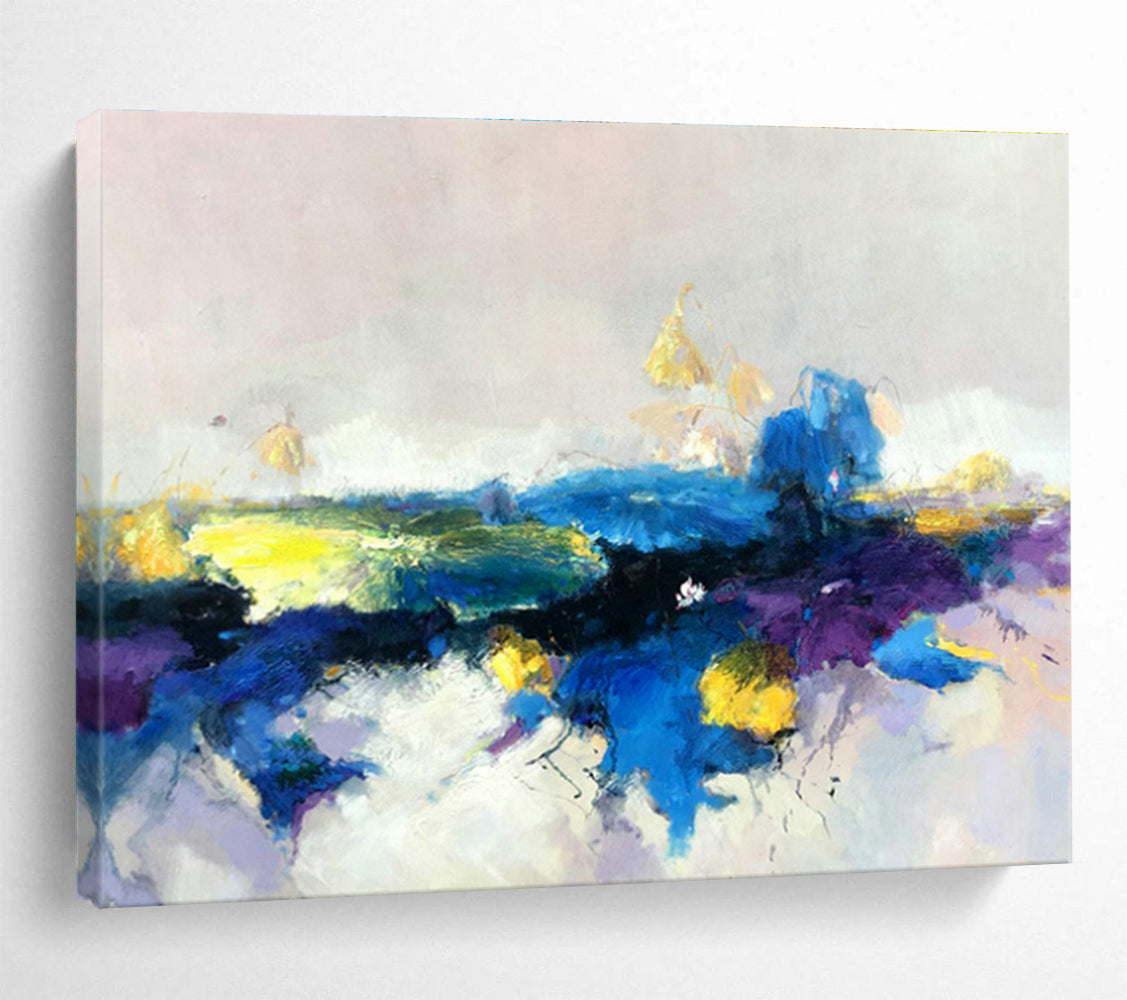 Customized Large Abstract Hand Painting for Canyonside Art Gallery DLZ2915