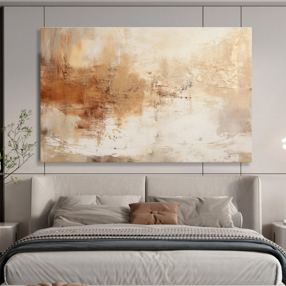 Oversized Custom Abstract Hand Painting for Aquarium DLZ2714