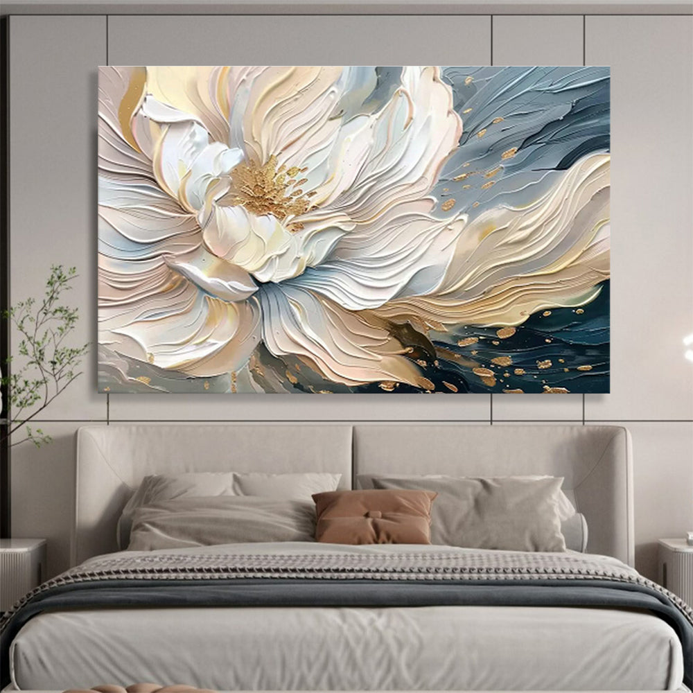 Custom-Made Giant Abstract Hand Painting for Deep-Sea Hydrothermal Vent Exploration Mission Control DLZ3087