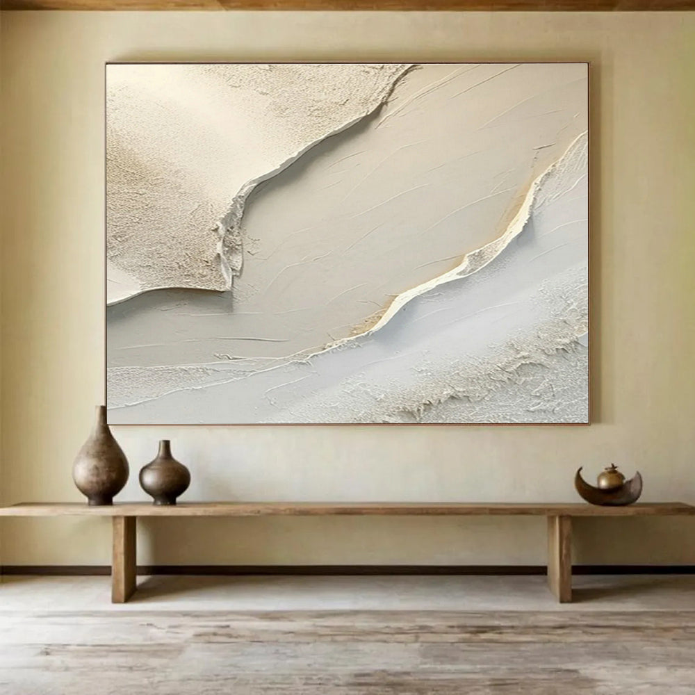 Reclaimed Wood Custom Hand-Painted Abstract Art for Eco-Friendly Spaces and Green Offices