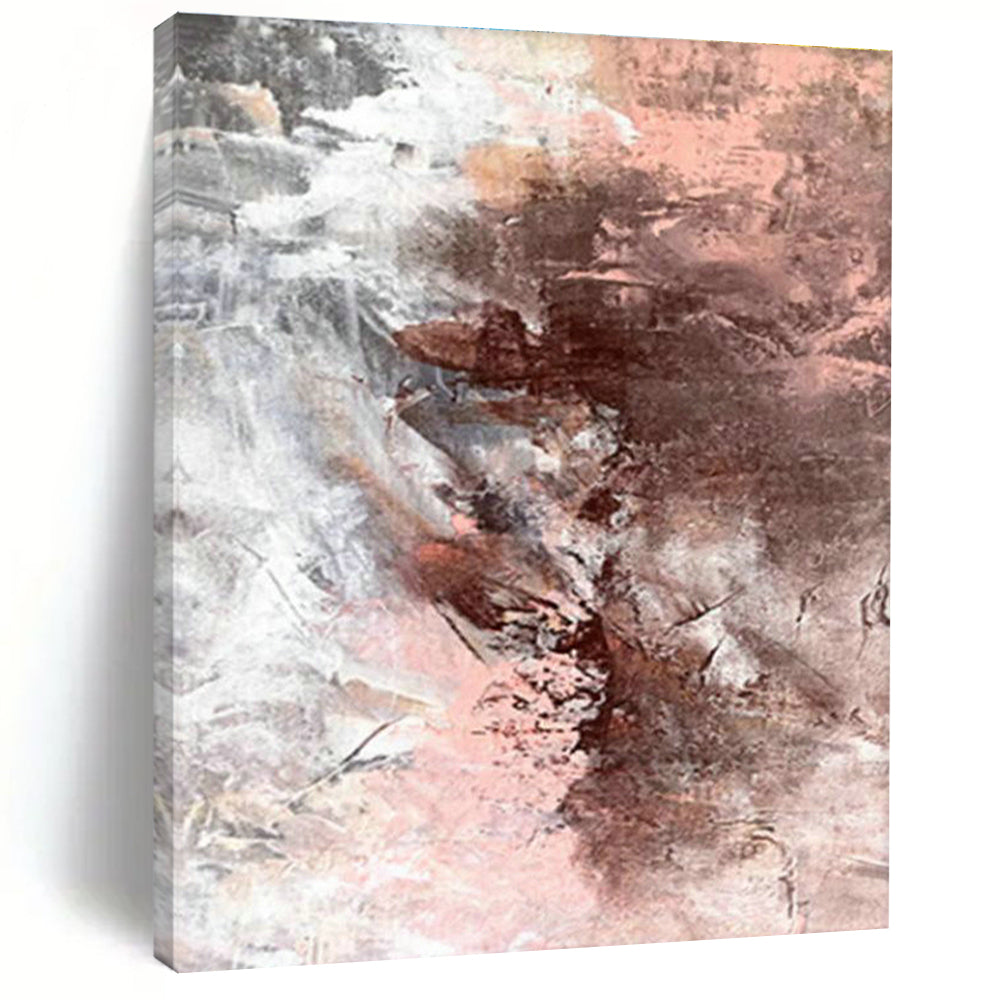 Massive Customizable Hand-Painted Abstract Canvas for Stamp Collecting Exhibitions  DLZ0022