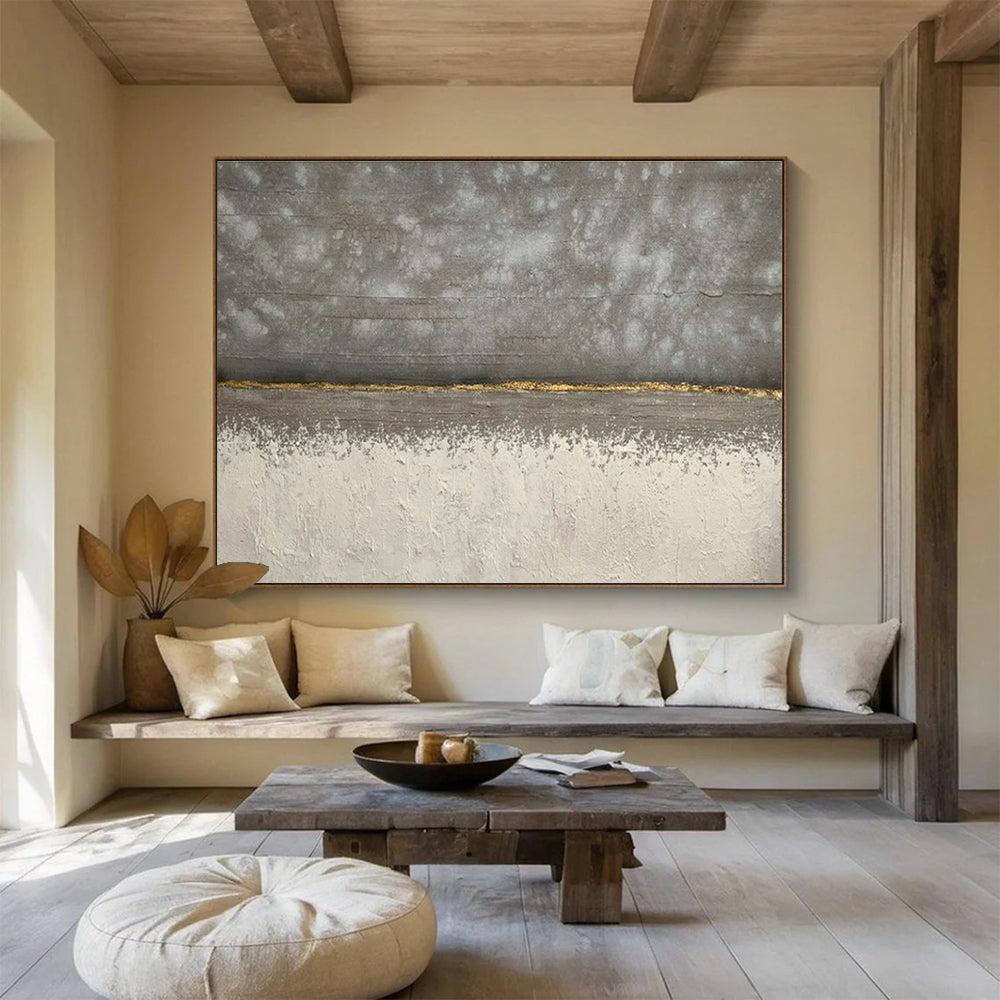 Custom-Made Climate Dome Large Abstract Hand Painting DLZ2556