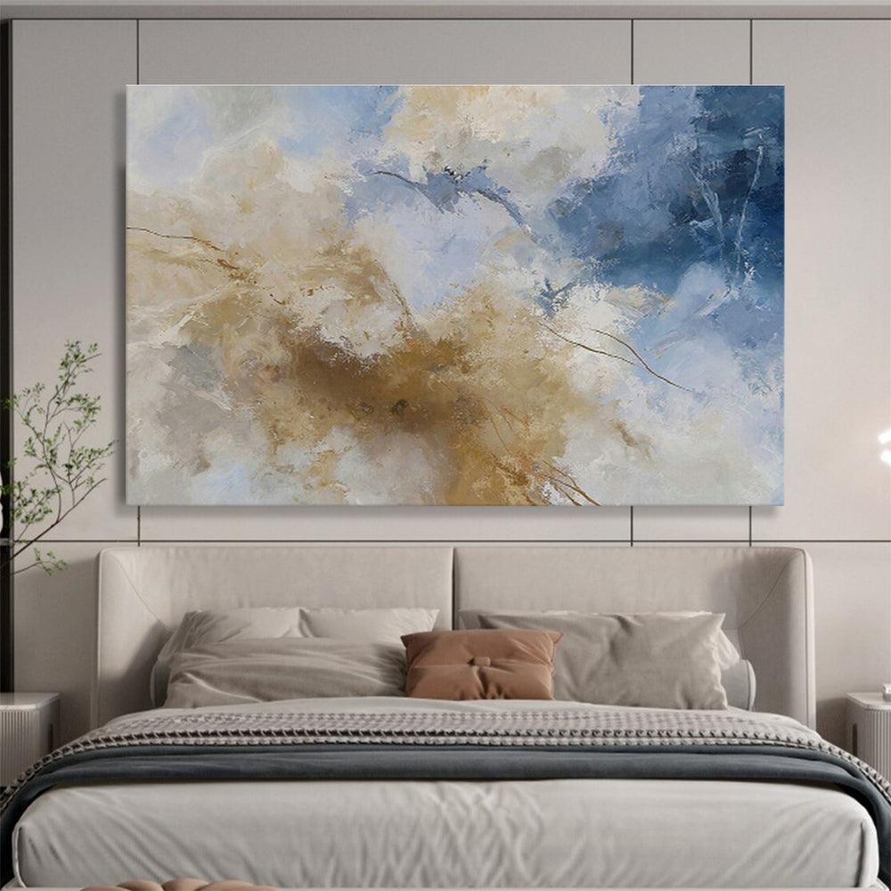 Custom-Made Hyperloop Station Large Abstract Hand Painting DLZ2520