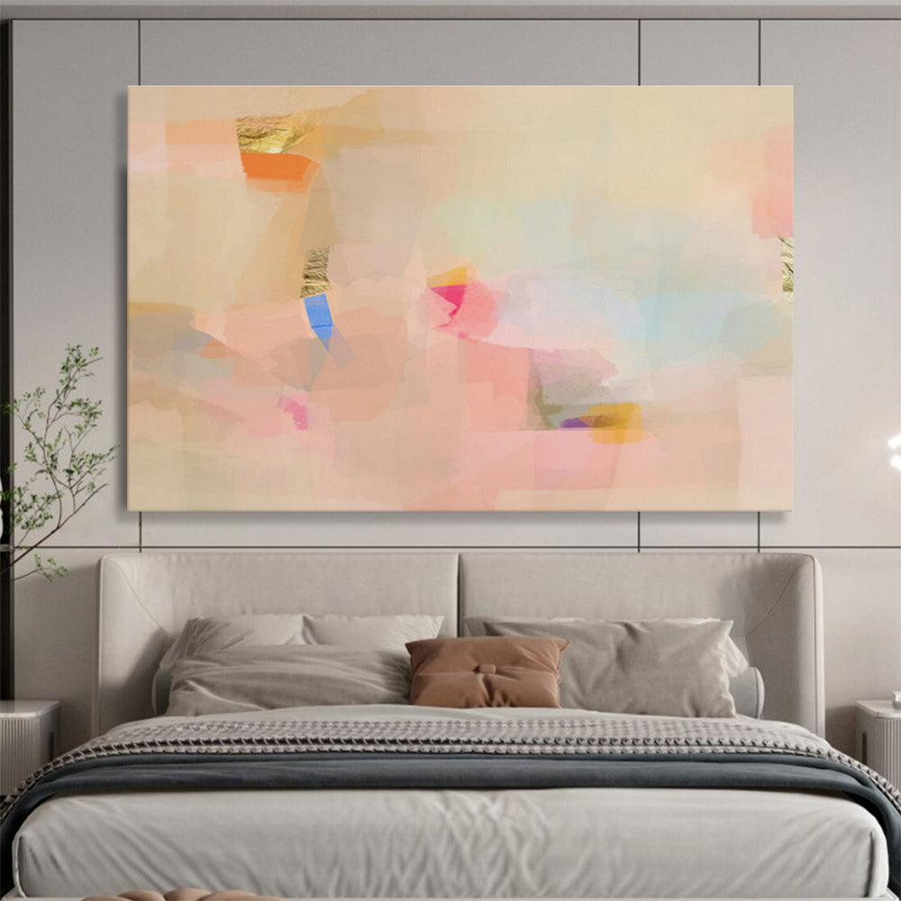 Scented Oil Custom Hand-Painted Abstract Art for Aromatherapy Spaces and Wellness Centers