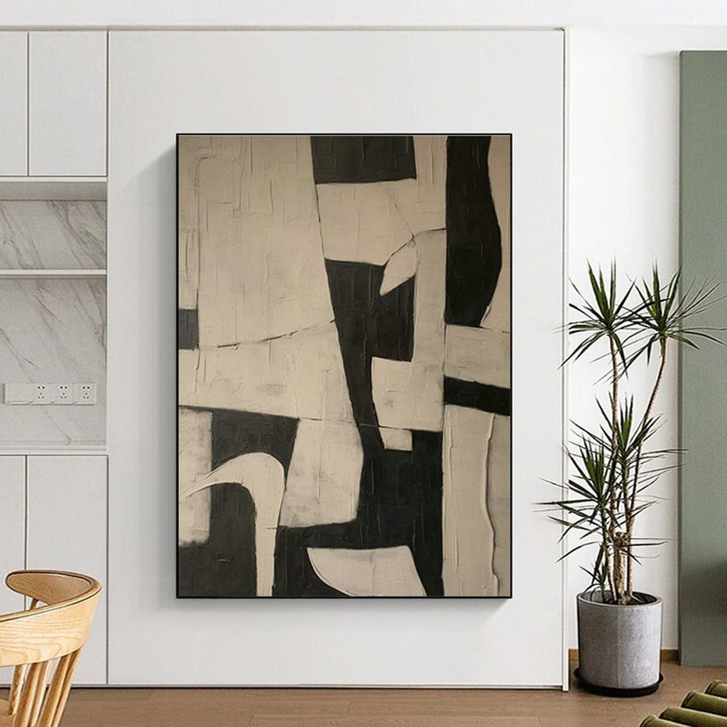 Grandiose Custom Hand-Painted Abstract Painting - Regal Touch for Ballrooms  DLZ0207