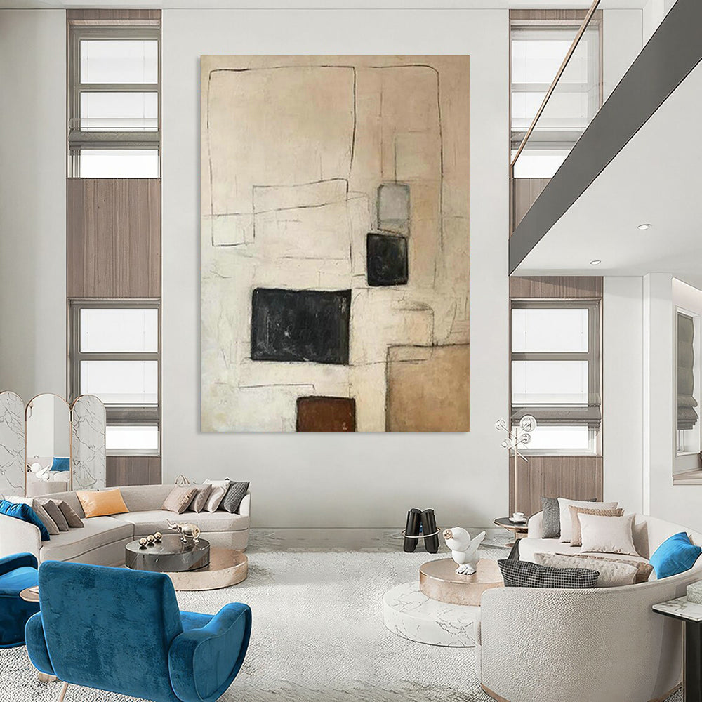 Immense Custom Hand-Painted Abstract Painting - Scientific Wonder for Science Experiment Labs  DLZ0252