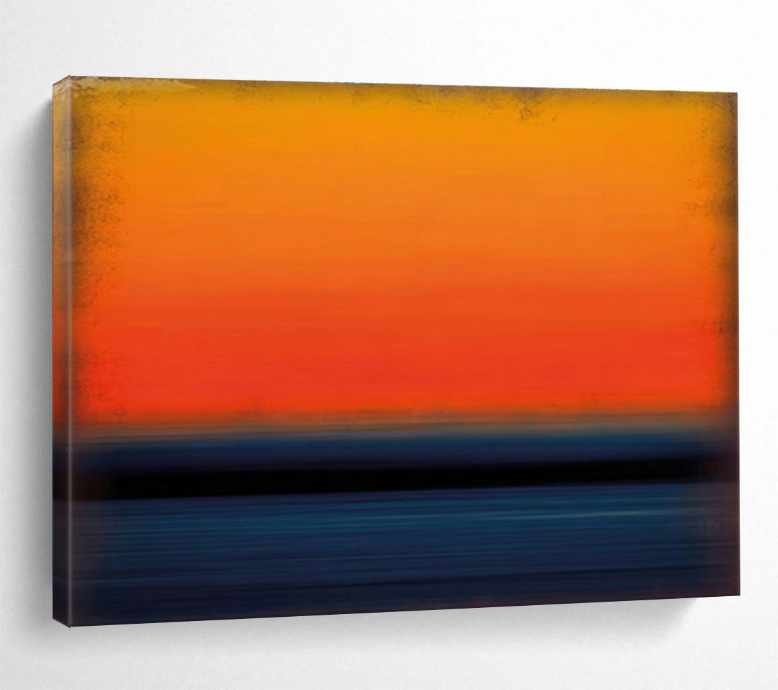 Customized Large Abstract Hand Painting for Aquaculture Research Institute Laboratory DLZ2833
