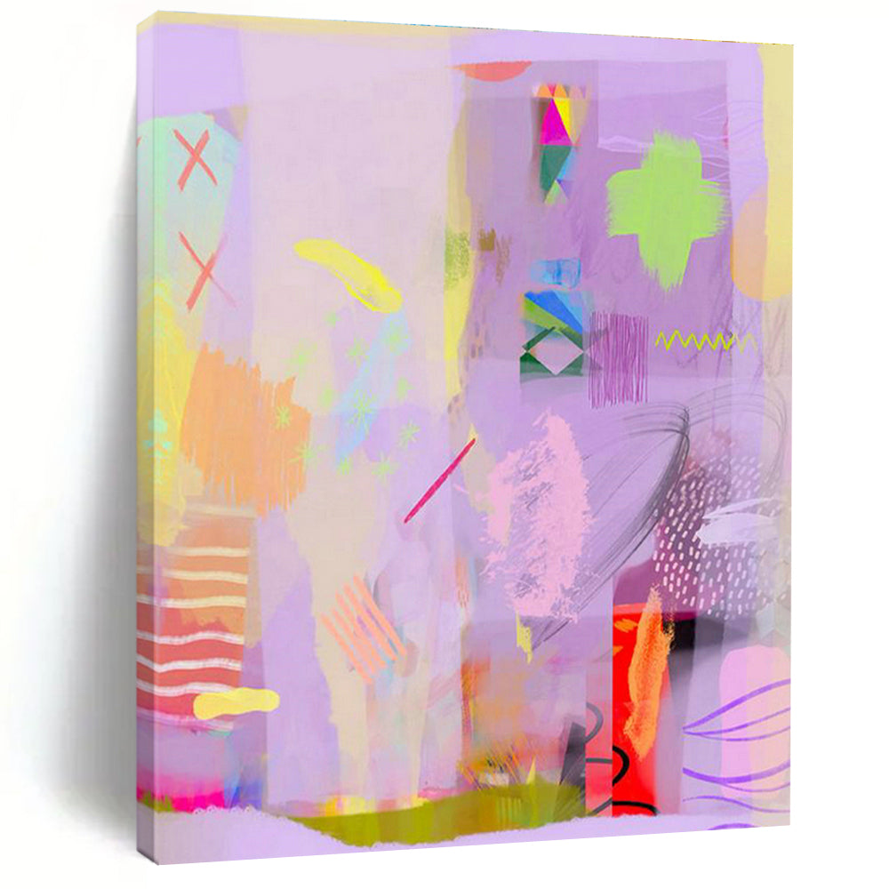 Large Custom Hand-Painted Abstract Artwork - Elegant Accent for Jewelry Stores  DLZ0169