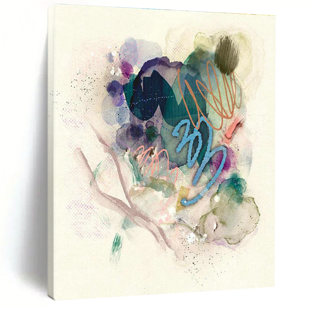 Large-Scale Customizable Hand-Painted Abstract Painting - Cool Art Decoration for Billiard Halls  DLZ0147