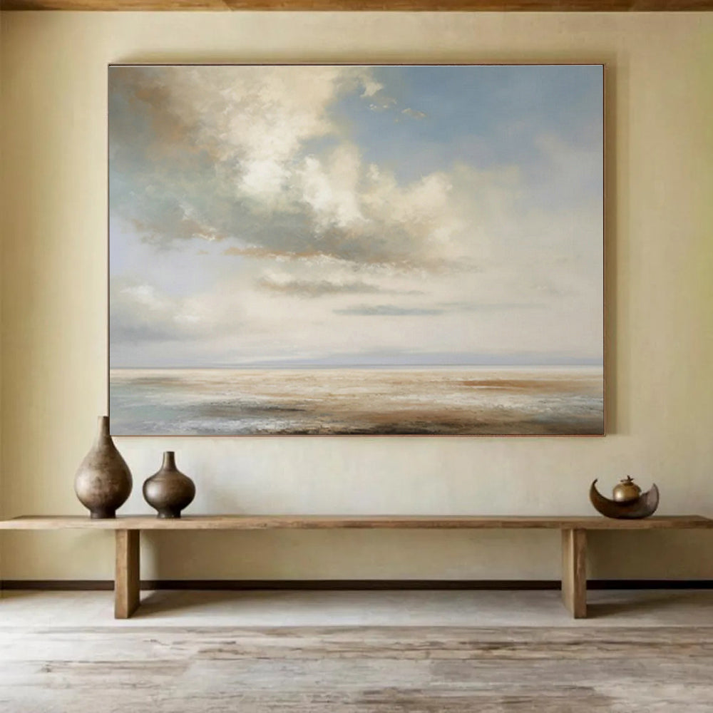 Oversized Custom Hand-Painted Abstract Art for Billiard Hall DLZ2718