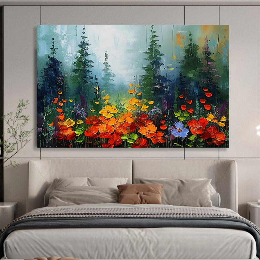 Large-Size Custom Abstract Hand Painting for Urban Rooftop Solar-Powered Water Desalination and Purification Plant DLZ3216