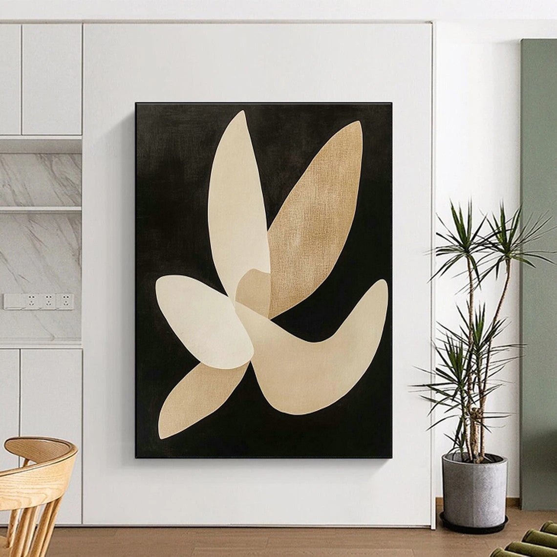 Gigantic Custom Hand-Painted Abstract Art - Galactic Odyssey for Space Exploration Museums  DLZ0229