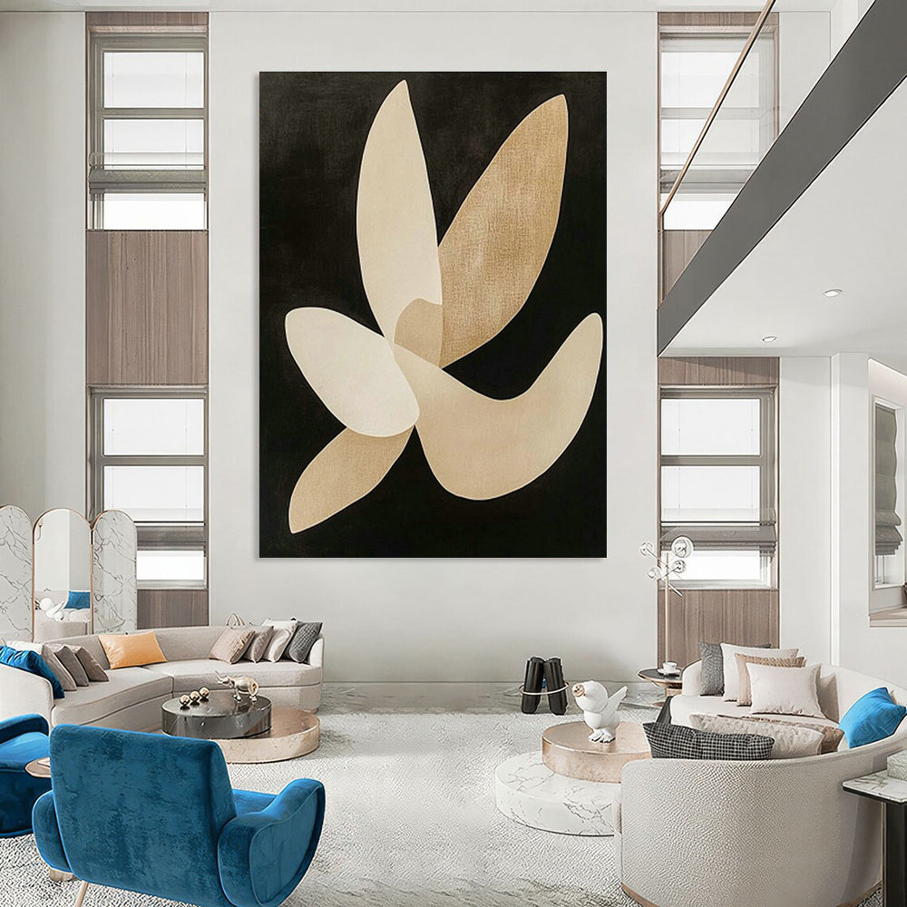 Gigantic Custom Hand-Painted Abstract Art - Galactic Odyssey for Space Exploration Museums  DLZ0229
