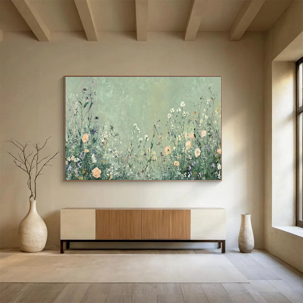 Customized Large-Scale Abstract Hand Painting for Urban Bat Conservation and Research Center DLZ3052