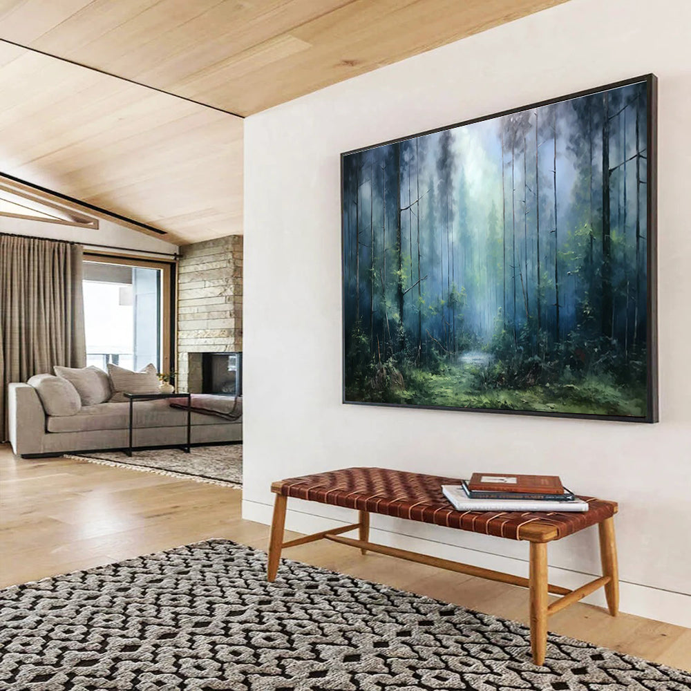 Extra Large Customizable Handmade Abstract Painting for Dining Areas DLZ3253