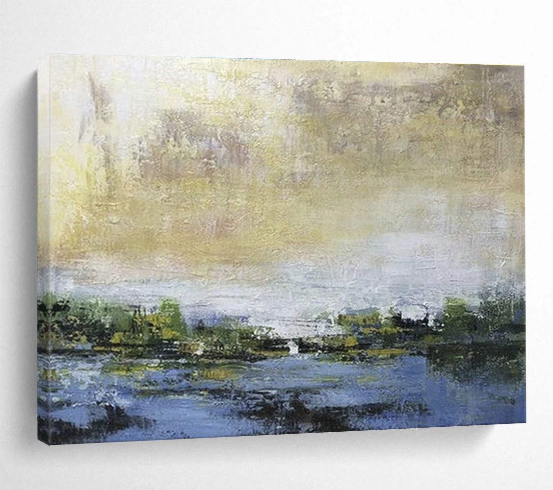 Bespoke Vertical Urban Farming Complex Oversized Abstract Hand-Painted Art DLZ2579