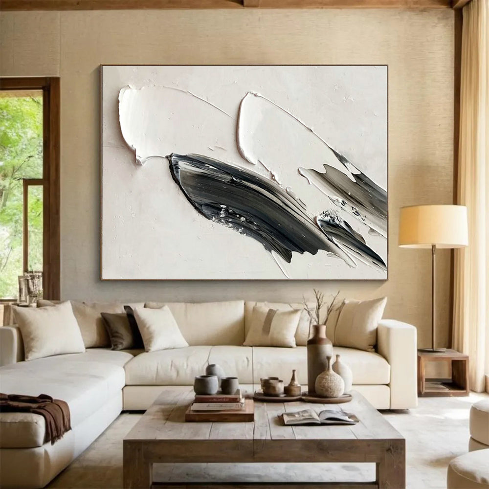 Oversized Customizable Handmade Abstract Wall Art for Interior Design Showrooms DLZ3292