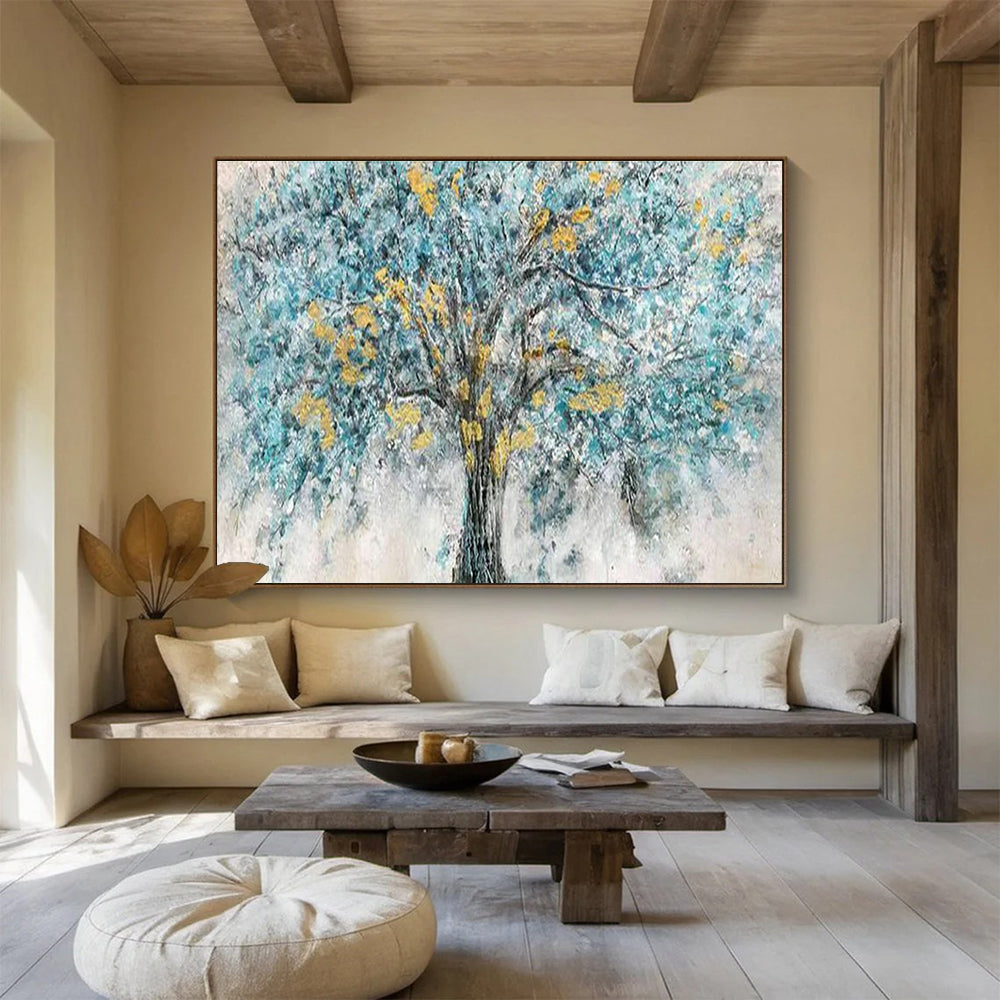 Big Customizable Handmade Abstract Painting for Teen Lounges DLZ3273