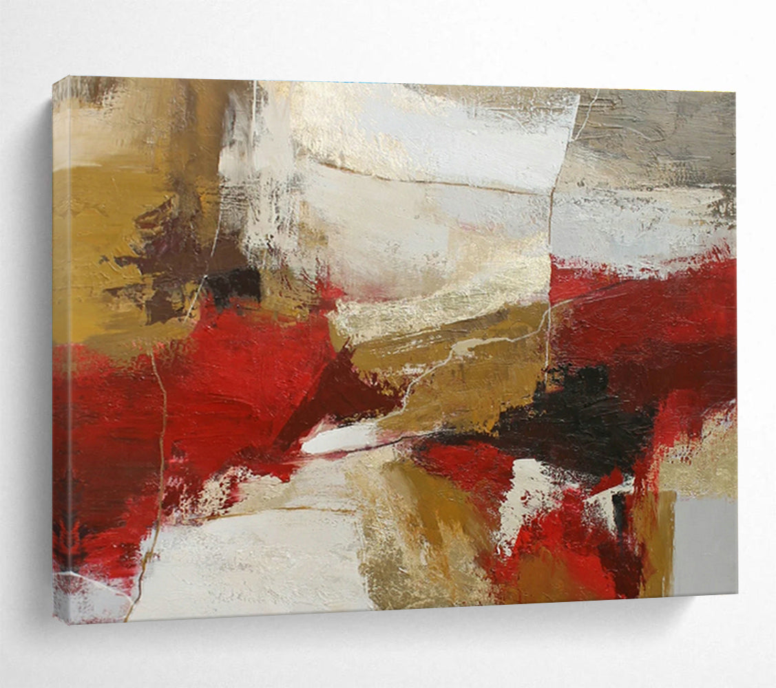Large Custom Abstract Hand-Painted Art for E-learning Content Creation Center DLZ2890