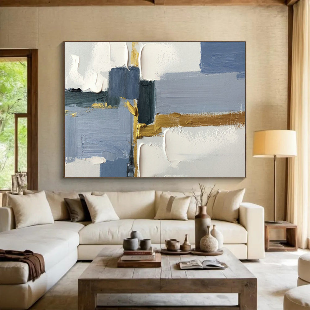 Custom Giant Abstract Hand Painting for Kitchen DLZ2695
