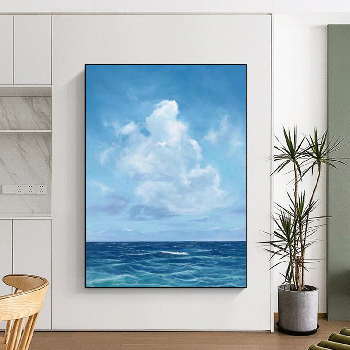 Large-Scale Custom Hand-Painted Abstract Artwork - Artistic Rhythm for Salsa Dance Academies  DLZ0311