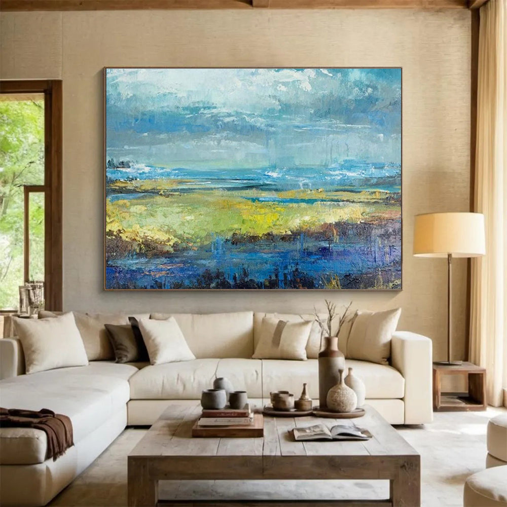 Customizable Underwater Communication Hub Abstract Hand Painting DLZ2574