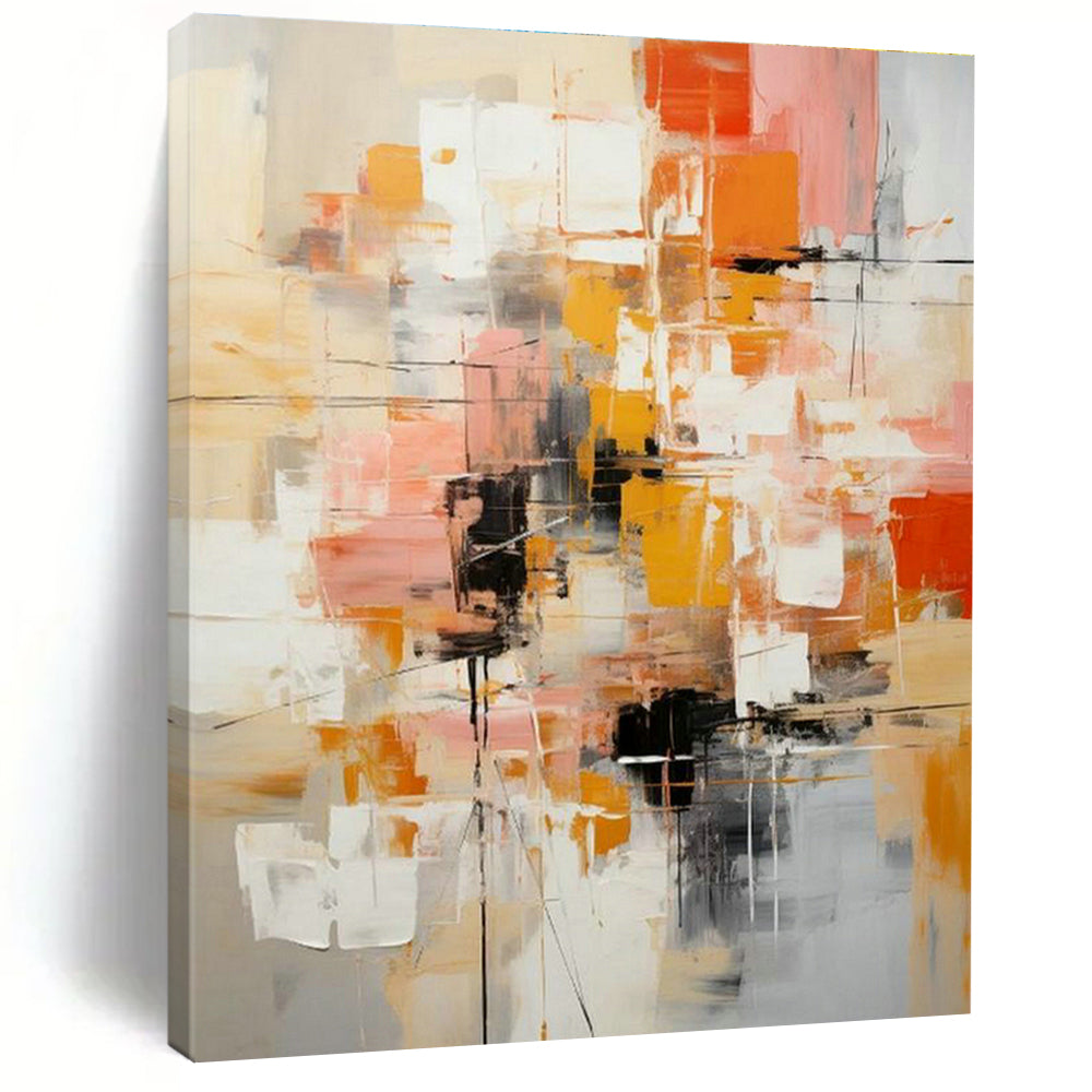 Immense Custom Hand-Painted Abstract Painting - Quantum Realms for Physics Lecture Halls  DLZ0342