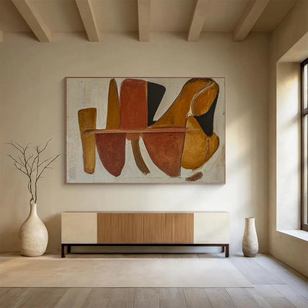 Bespoke Banquet Hall Large Abstract Hand Painting