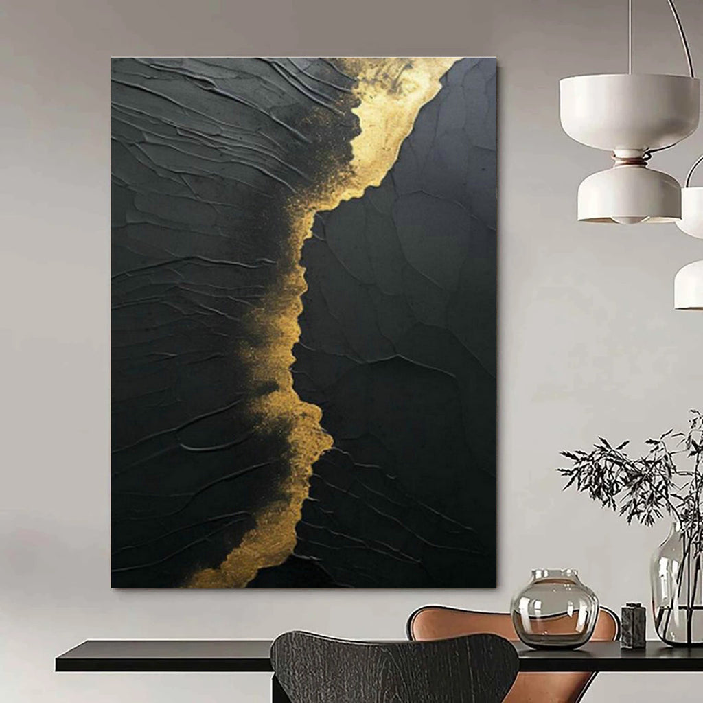 Vast Large-Scale Custom Hand-Painted Abstract Canvas - Artistic Imagination for Children’s Art Camps  DLZ0261