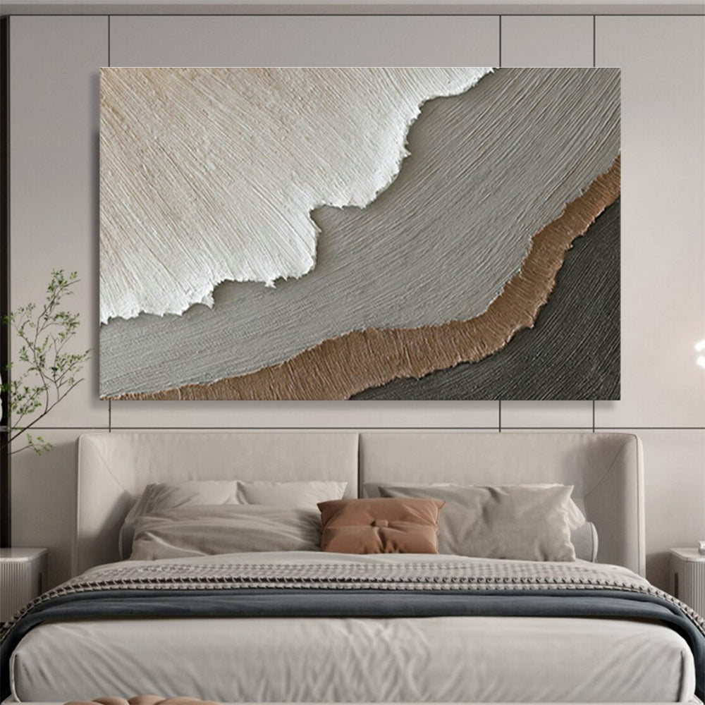 Bespoke Vertical Urban Vertical Insect Protein Farm Oversized Abstract Hand-Painted Art DLZ2635
