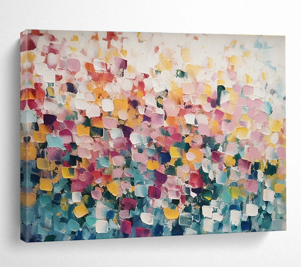 Oversized Custom Hand-Painted Abstract Canvas for Dance Studios DLZ3266