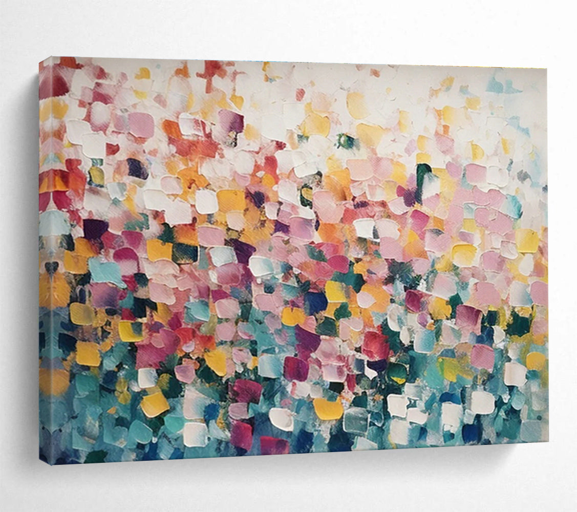 Oversized Custom Hand-Painted Abstract Canvas for Dance Studios DLZ3266