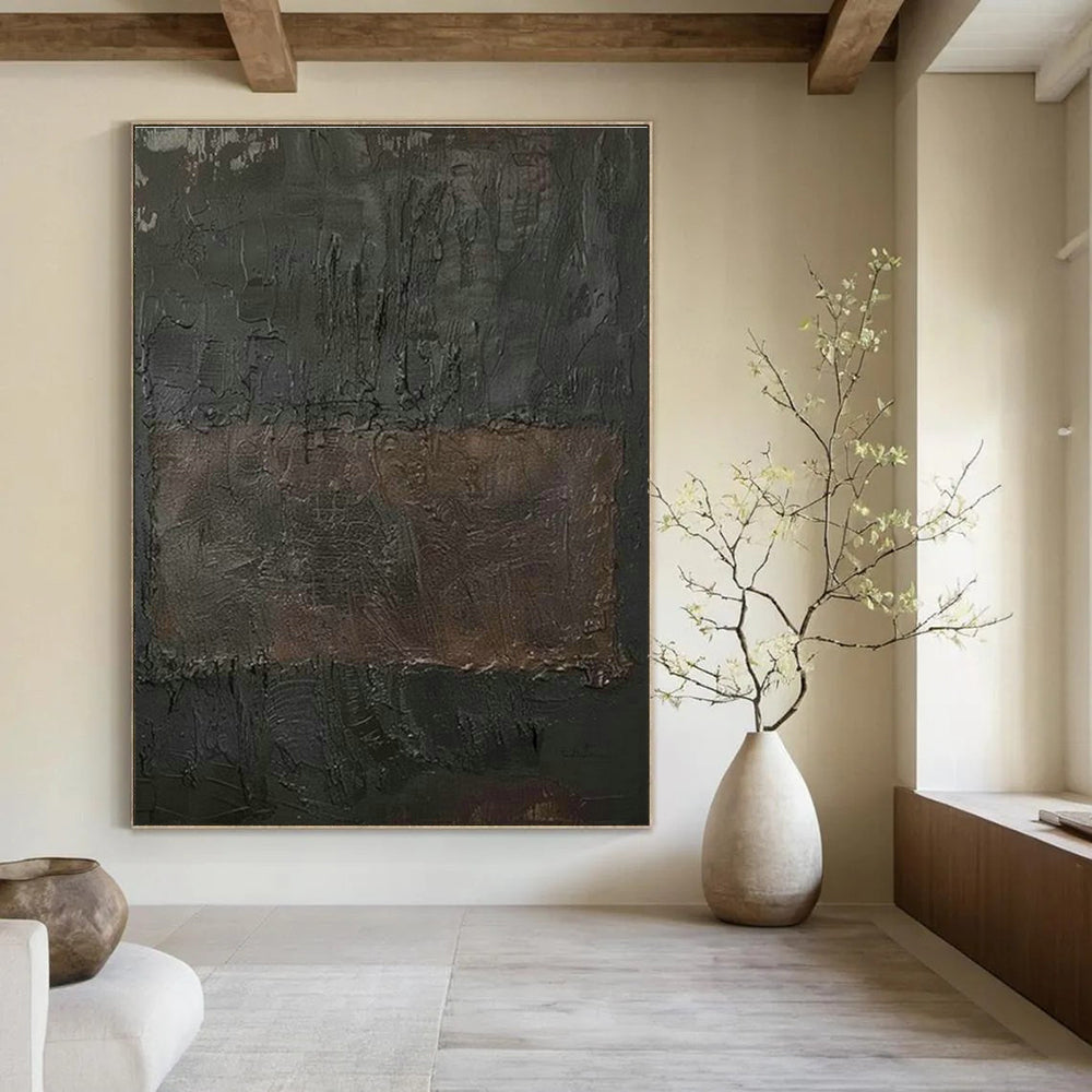 Gigantic Custom Hand-Painted Abstract Canvas - Striking Decor for Car Showrooms  DLZ0185